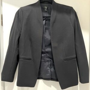 J.Crew black structured blazer. Size 6.